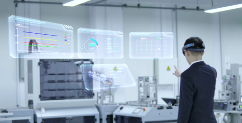 工业现实增强眼 - AR交互界面展示